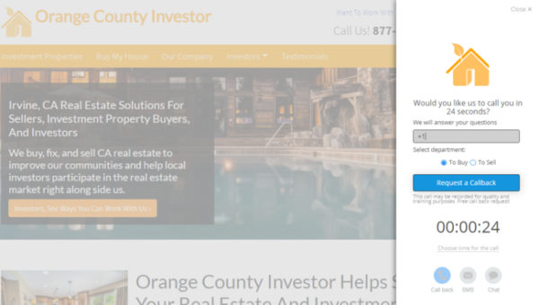 Callback Widget For Your Website